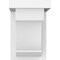 Ekena Millwork Standard Emerson Architectural Grade PVC Bracket, 6 1/2"W x 10"D x 10"H BKTP07X10X10EMR - alternate 4